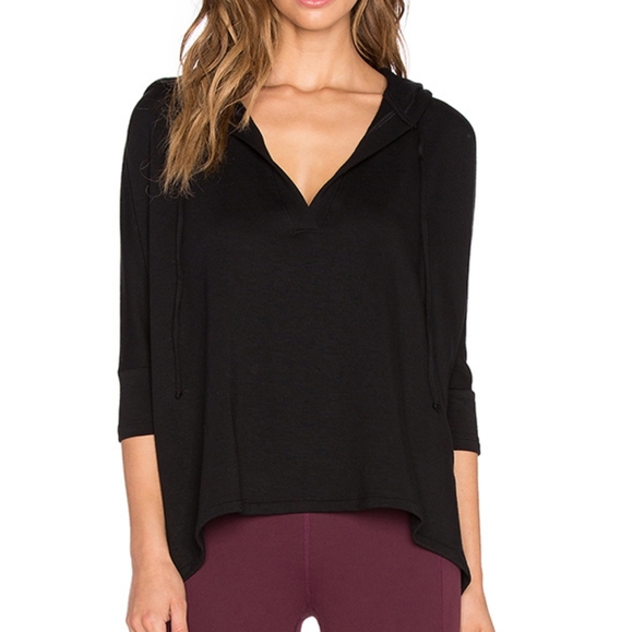 Fleece Poncho Hoodie - Picture 1 of 4